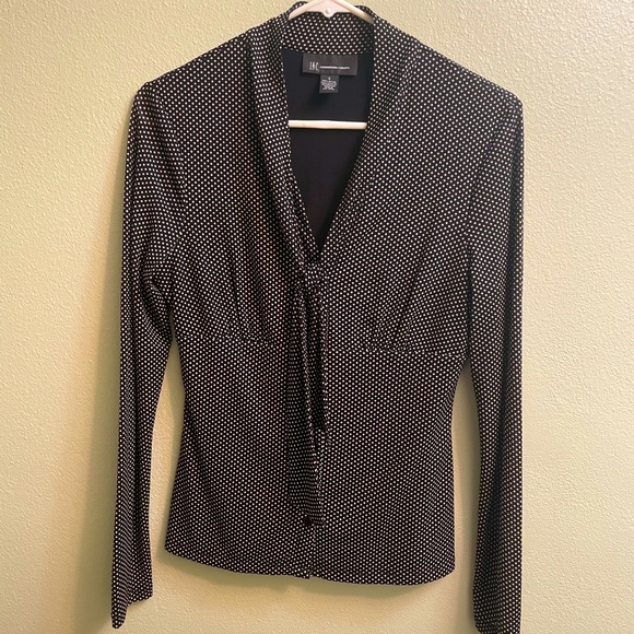 INC International Concepts Tops - INC International Concepts V-Neck Tie Front Blouse Size Small